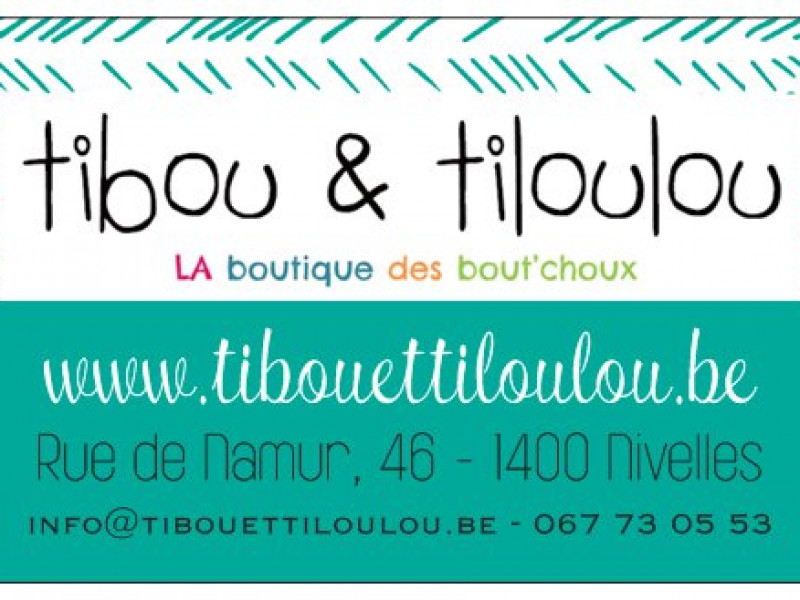 Tibou & Tiloulou à Nivelles - Puériculture, enfants et jouets - Boutique | Boncado - photo 7