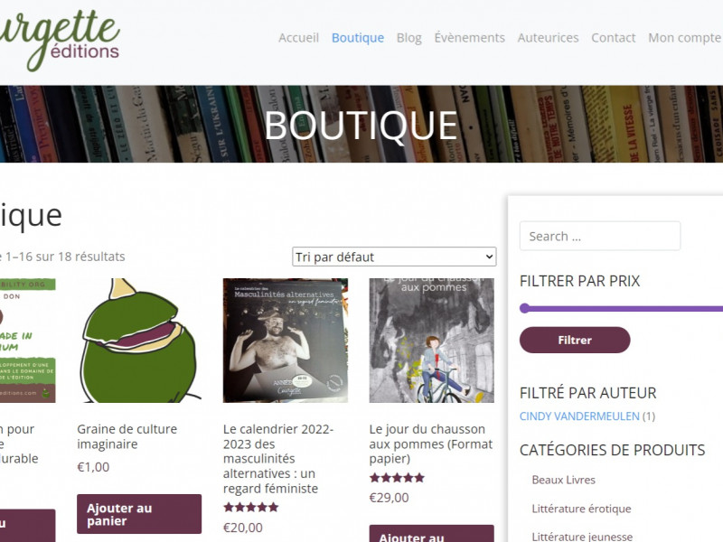 Courgette Editions à Herstal - Librairie indépendante - Magasin spécialisé | Boncado - photo 6