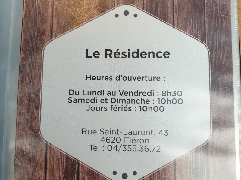 Taverne Le Résidence à Fléron - Café - Restauration | Boncado - photo 2