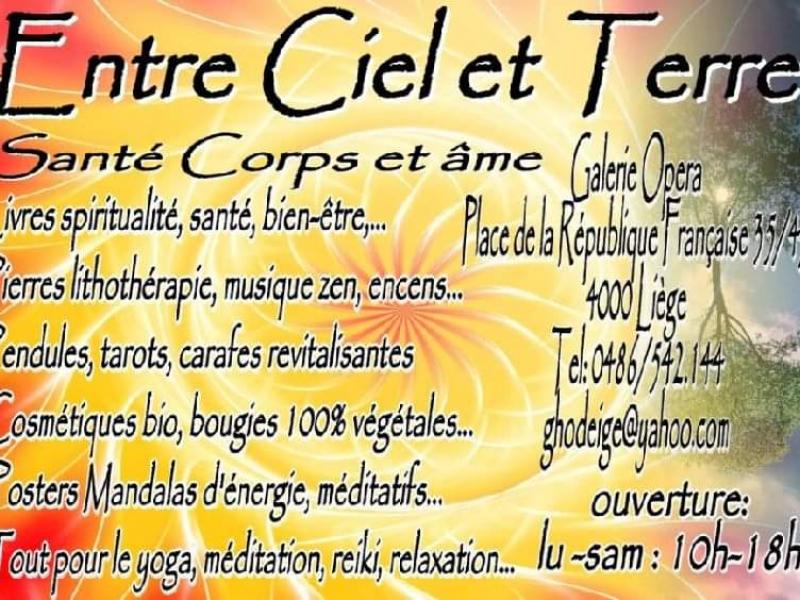 Boutique Esotérique Entre Ciel et Terre à Liège - Beauté & Bien-être - Magasin de livres, musique et DVD | Boncado - photo 2