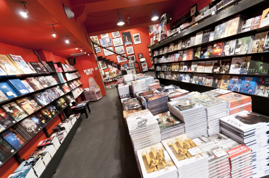 LibrairieGalerie Brüsel à Bruxelles Librairie de bandes dessinées Galerie d’art Boncado